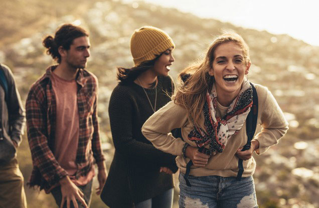 Hiking Tour Mycenae - Prosymna Village: three friends on a hiking tour in the Peloponnese