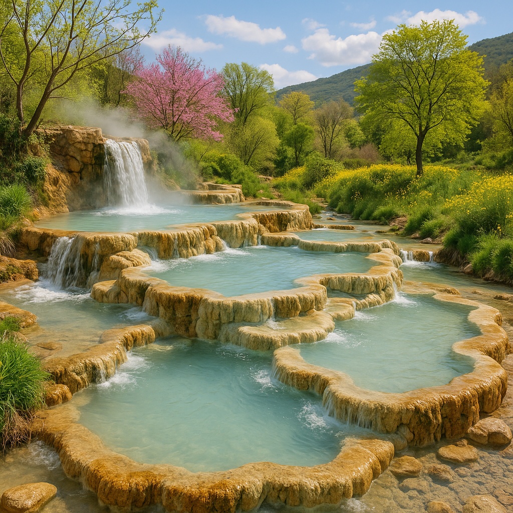 thermal springs in Peloponnese